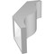 Ekena Millwork 5 1/2-in. W x 12-in. D x 20-in. H Funston Architectural Grade PVC Knee Brace BRCP055X12X20FST - alternate 4